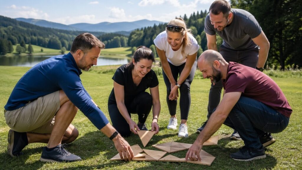 Teambuilding v přírodě – týmová aktivita na čerstvém vzduchu